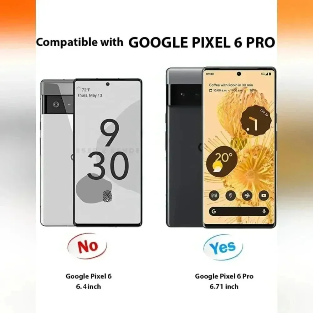 YESPURE Crossbody Case for Google Pixel 6 Pro 6.71 inch Clear Neck Cord (NWT)